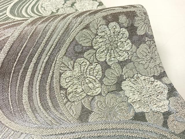 平和屋着物●六通柄袋帯　辻が花　金銀糸　やまと誂製　正絹　逸品　CABL6083vp