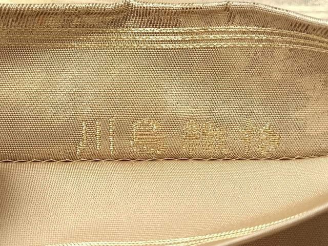 平和屋着物●西陣　川島織物　六通柄　本袋帯　草花文　金銀糸　引箔　正絹　逸品　CABL6088vp