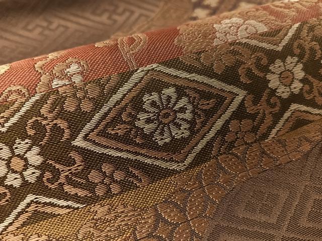 平和屋着物●六通柄　京袋帯　名物裂　正絹　逸品　CABL6095vp