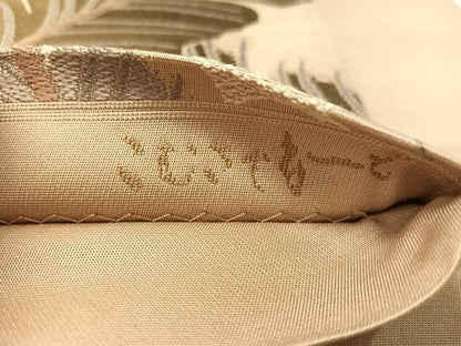 平和屋着物●こむさでもーど・COMME CA DU MODE 六通柄袋帯 孔雀羽文 正絹 逸品 未使用 CABL6115vp