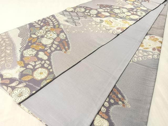 平和屋着物●六通柄袋帯 辻が花 ラメ糸 金糸 やまと誂製 正絹 逸品 未使用 CABL6118vp
