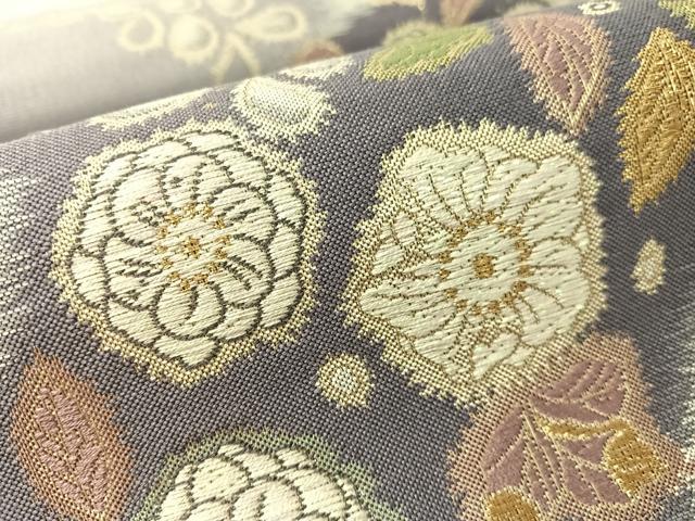 平和屋着物●六通柄袋帯 辻が花 ラメ糸 金糸 やまと誂製 正絹 逸品 未使用 CABL6118vp