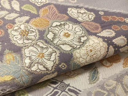 平和屋着物●六通柄袋帯 辻が花 ラメ糸 金糸 やまと誂製 正絹 逸品 未使用 CABL6118vp