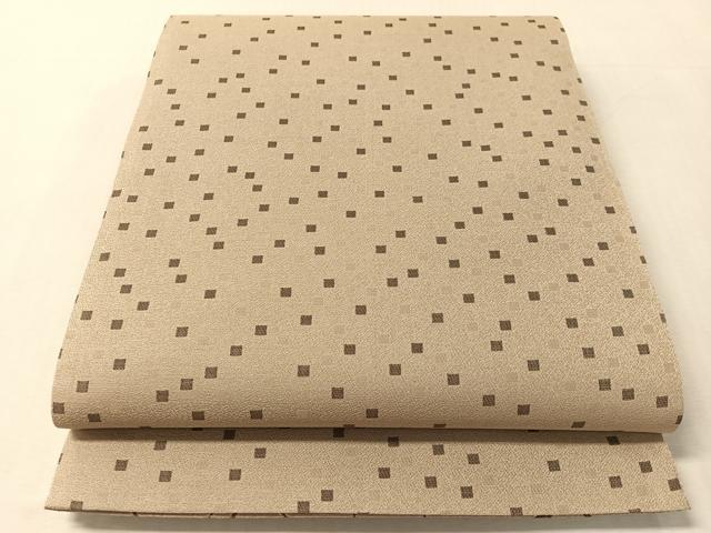 平和屋着物●両面　六通柄袋帯　花唐草文　金糸　三越扱い　正絹　逸品　CABL6121vp