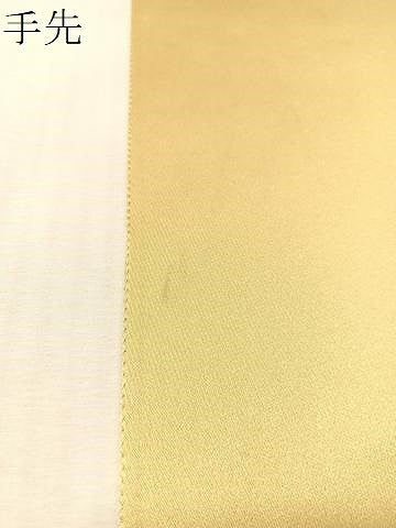 平和屋着物●太鼓柄袋帯　あけぼの繭　歳寒三友図　金糸　正絹　逸品　CABL6125vp