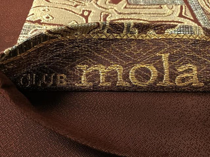 平和屋着物●六通柄袋帯　CLUB mola　コプト文様　金銀糸　正絹　逸品　CABL6127vp