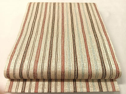 平和屋着物▽全通柄袋帯　スリーシーズン　春夏秋　櫛織　間道　正絹　逸品　CABL6139vp