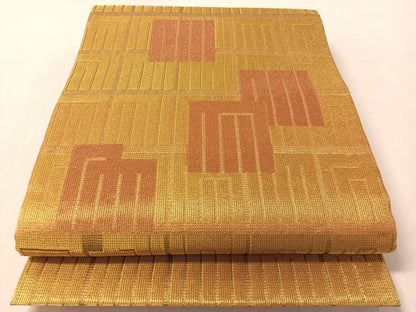 平和屋着物▽創業280年　誉田屋源兵衛　太鼓柄袋帯　スリーシーズン　春夏秋　東照宮　源氏香　純金　正絹　逸品　未使用　CABL6142vp
