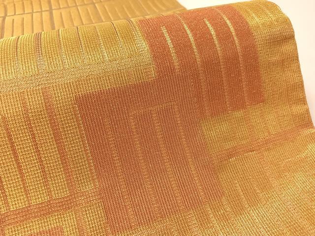 平和屋着物▽創業280年　誉田屋源兵衛　太鼓柄袋帯　スリーシーズン　春夏秋　東照宮　源氏香　純金　正絹　逸品　未使用　CABL6142vp