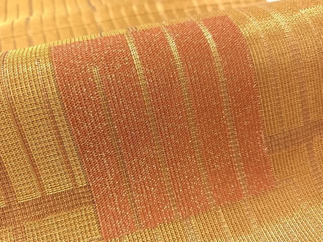 平和屋着物▽創業280年　誉田屋源兵衛　太鼓柄袋帯　スリーシーズン　春夏秋　東照宮　源氏香　純金　正絹　逸品　未使用　CABL6142vp