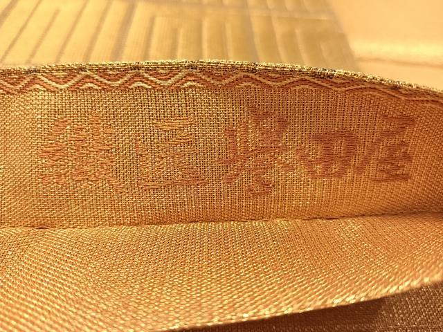 平和屋着物▽創業280年　誉田屋源兵衛　太鼓柄袋帯　スリーシーズン　春夏秋　東照宮　源氏香　純金　正絹　逸品　未使用　CABL6142vp