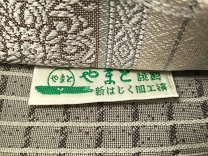 平和屋着物▽両面　全通柄袋帯　スリーシーズン　春夏秋　モール　花間道　正絹　逸品　未使用　CABL6148vp