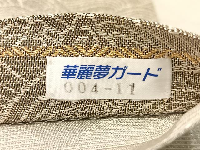 平和屋着物▽六通柄袋帯　スリーシーズン　春夏秋　雪輪楽器文　金銀糸　正絹　逸品　未使用　CABL6175vp