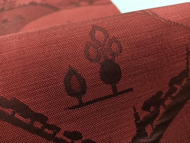 平和屋着物●名門木屋太　今河織物　六通柄袋帯　風景文　正絹　逸品　CABL6199vp