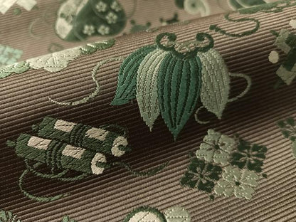 平和屋着物●西陣の老舗　1782年創業　山下織物　六通柄袋帯　唐織　飛鶴宝尽し　証紙付き　正絹　逸品　未使用　CABL6261vp
