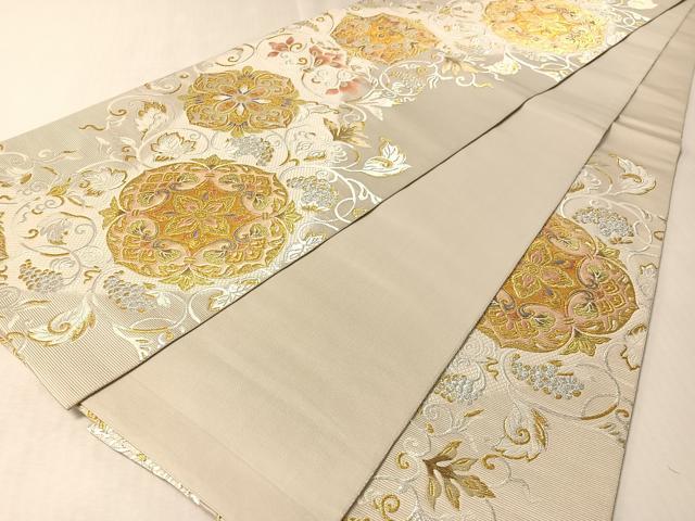 平和屋着物●西陣の老舗　1782年創業　山下織物　六通柄袋帯　唐織　宝華錦繍文　金銀糸　正絹　逸品　未使用　CABL6270vp