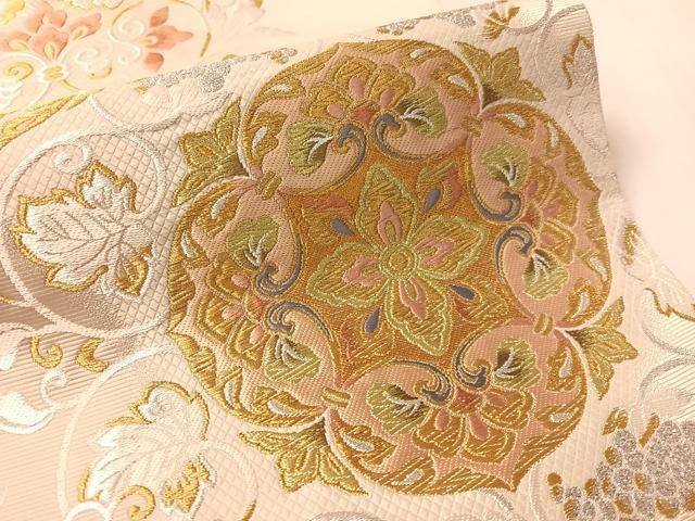 平和屋着物●西陣の老舗　1782年創業　山下織物　六通柄袋帯　唐織　宝華錦繍文　金銀糸　正絹　逸品　未使用　CABL6270vp