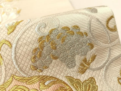 平和屋着物●西陣の老舗　1782年創業　山下織物　六通柄袋帯　唐織　宝華錦繍文　金銀糸　正絹　逸品　未使用　CABL6270vp
