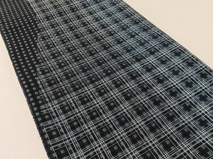 平和屋着物●両面 両方向 全通柄袋帯 藍 吉祥花文 トンボ 正絹 逸品 未使用 CABL6287vp
