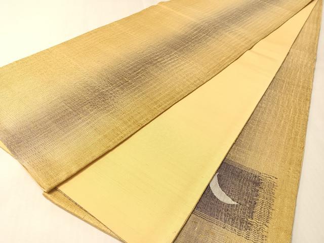 平和屋着物●太鼓柄袋帯 すくい織 跳兎 正絹 逸品 CABL6290vp
