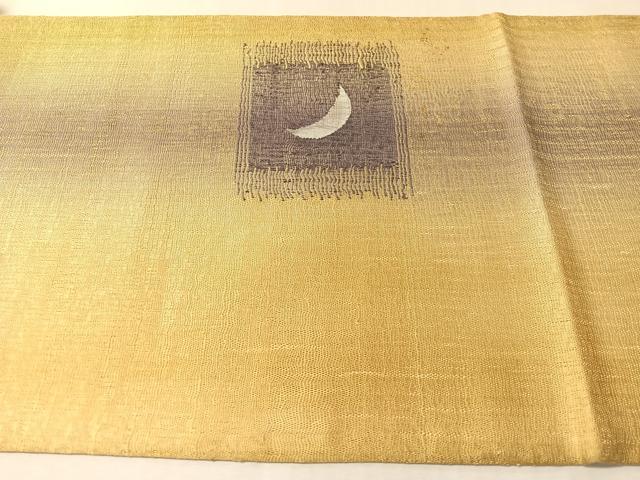 平和屋着物●太鼓柄袋帯 すくい織 跳兎 正絹 逸品 CABL6290vp