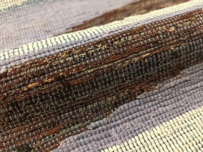 平和屋着物●八寸名古屋帯　裂織　霞文　一重帯　CABL6308vp