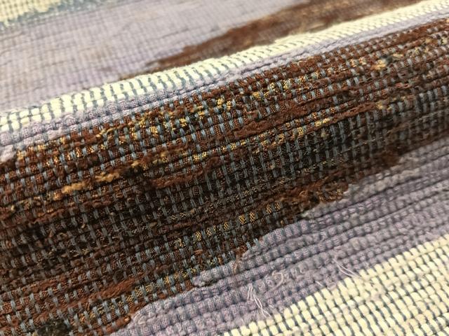 平和屋着物●八寸名古屋帯　裂織　霞文　一重帯　CABL6308vp
