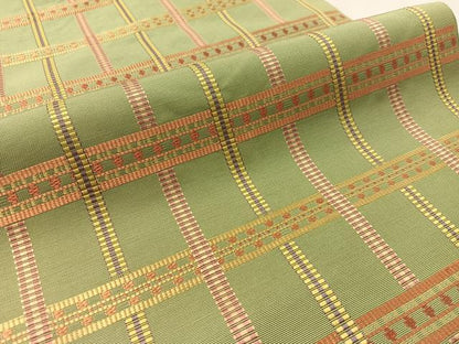 平和屋着物●本場筑前博多織　八寸名古屋帯　吉野間道　正絹　逸品　CABL6331vp