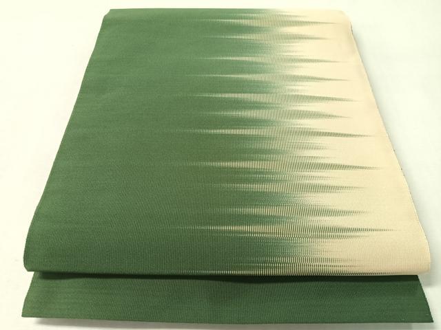 平和屋着物●爪掻き本綴れ　八寸名古屋帯　霞文　正絹　逸品　CABL6361vp