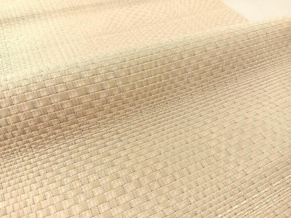 平和屋着物●本場筑前博多織　八寸名古屋帯　市松文様　正絹　逸品　CABL6366vp