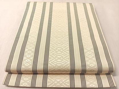 平和屋着物●本場筑前博多織　八寸名古屋帯　献上　正絹　逸品　未使用　CABL6376vp