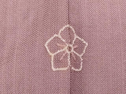 平和屋着物＊夏物　中国三大刺繍　スワトウ刺繍　総刺繍　無地絵羽訪問着　紗　立波文　退紅色　正絹　逸品　CABL6764th