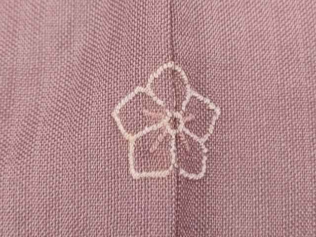 平和屋着物＊夏物　中国三大刺繍　スワトウ刺繍　総刺繍　無地絵羽訪問着　紗　立波文　退紅色　正絹　逸品　CABL6764th