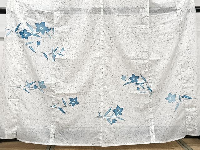 平和屋着物＊夏物　訪問着　絽　草花文　洗える着物　CABL6825xi