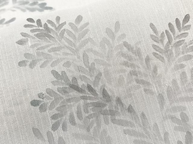 平和屋着物＊夏物　訪問着　紗紬　手描き　枝葉文　正絹　逸品　CABL6833xi