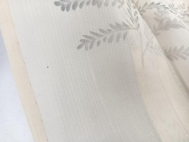 平和屋着物＊夏物　訪問着　紗紬　手描き　枝葉文　正絹　逸品　CABL6833xi