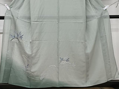 平和屋着物＊夏物　訪問着　絽　駒刺繍　立波籬文　正絹　逸品　CABL6834xi