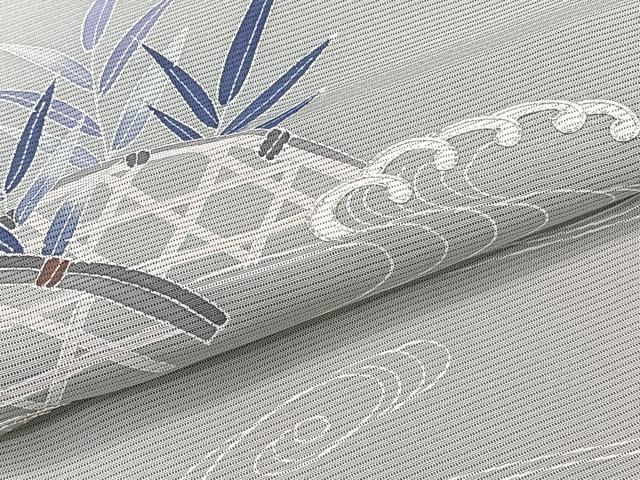 平和屋着物＊夏物　訪問着　絽　駒刺繍　立波籬文　正絹　逸品　CABL6834xi
