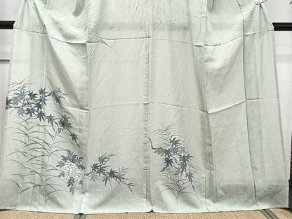 平和屋着物＊夏物　訪問着　絽　手描き　枝楓文　てんとう虫　五泉　反端付き　正絹　逸品　CABL6841xi
