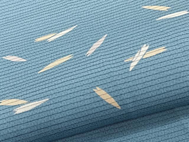 平和屋着物＊夏物　小紋　絽　舞花文　正絹　逸品　CABL6844xi