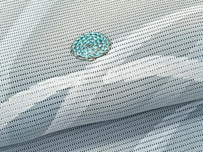 平和屋着物＊夏物　訪問着　絽　駒刺繍　草文　正絹　逸品　CABL6845xi