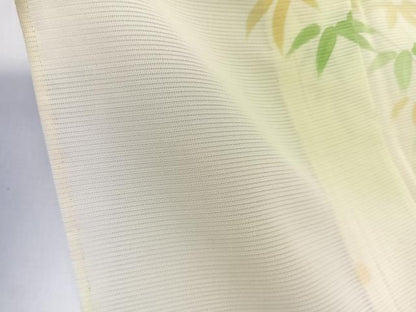 平和屋着物＊夏物　訪問着　絽　手描き　枝草花文　正絹　逸品　未使用　CABL6847xi