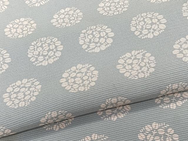 平和屋着物＊夏物　小紋　絽　萩丸文　正絹　逸品　CABL6866xi
