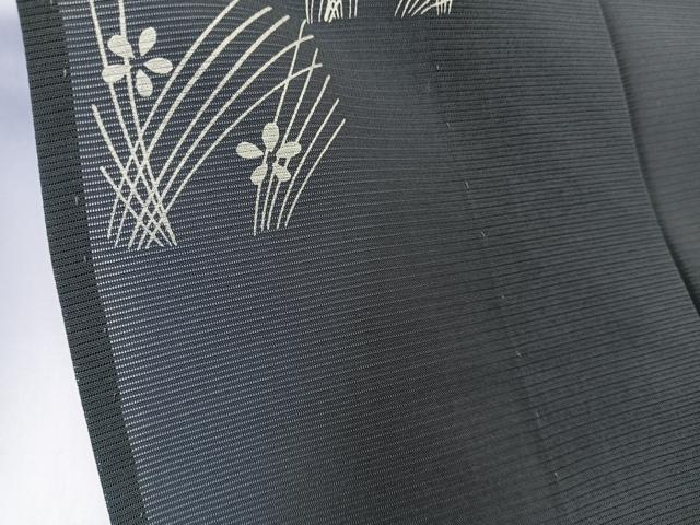 平和屋着物＊夏物　訪問着　絽　色紙草花文　金銀彩　正絹　逸品　CABL6872xi