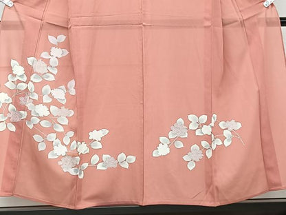 平和屋着物＊夏物　訪問着　絽　友禅　紫陽花　正絹　逸品　CABL6875xi