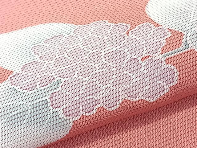 平和屋着物＊夏物　訪問着　絽　友禅　紫陽花　正絹　逸品　CABL6875xi