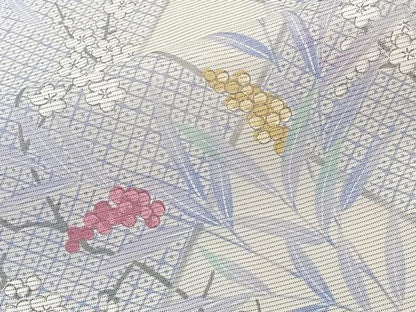 平和屋着物＊夏物　小紋　絽　南天文　正絹　逸品　未使用　CABL6878xi