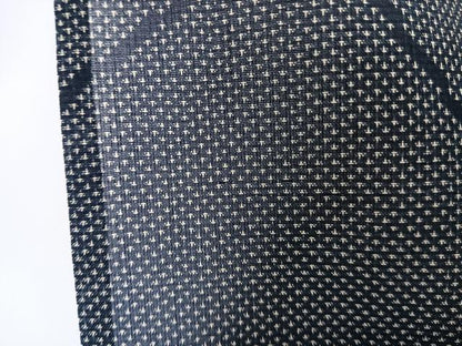 平和屋着物＊夏物　本場大島紬　夏大島　色紙麻の葉文　正絹　逸品　CABL6901xi