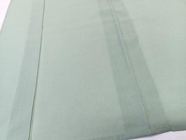 平和屋着物＊夏物　紗紬　格子柄　正絹　逸品　CABL6906xi