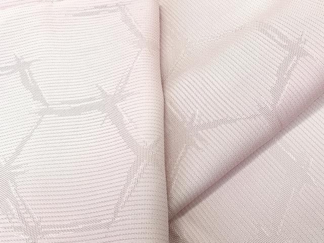 平和屋着物＊夏物　小紋　縦絽　亀甲紋紗　霞文　正絹　逸品　未使用　CABL6916xi